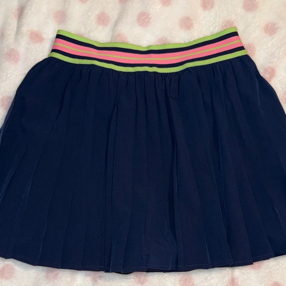 SSYS Navy Pleated Skort Active Skort - Picture 3 of 4